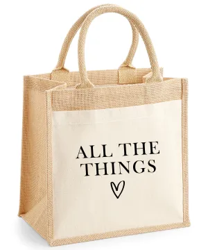 Personalised Jute Bag / Tote