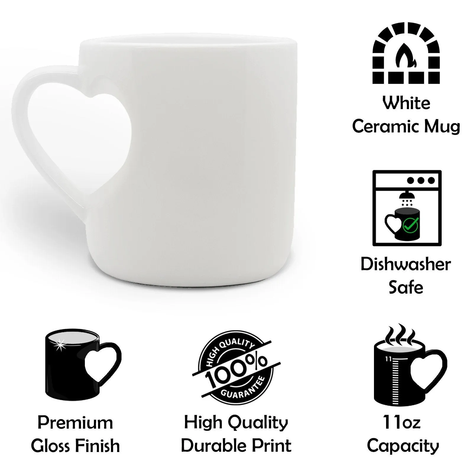 Personalised Mug with Stylish Text and Wreath Lamb