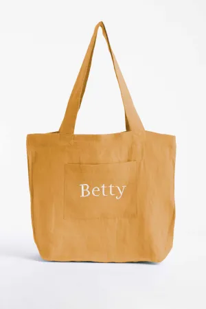 Personalized Tote Bag-Dusty Gold