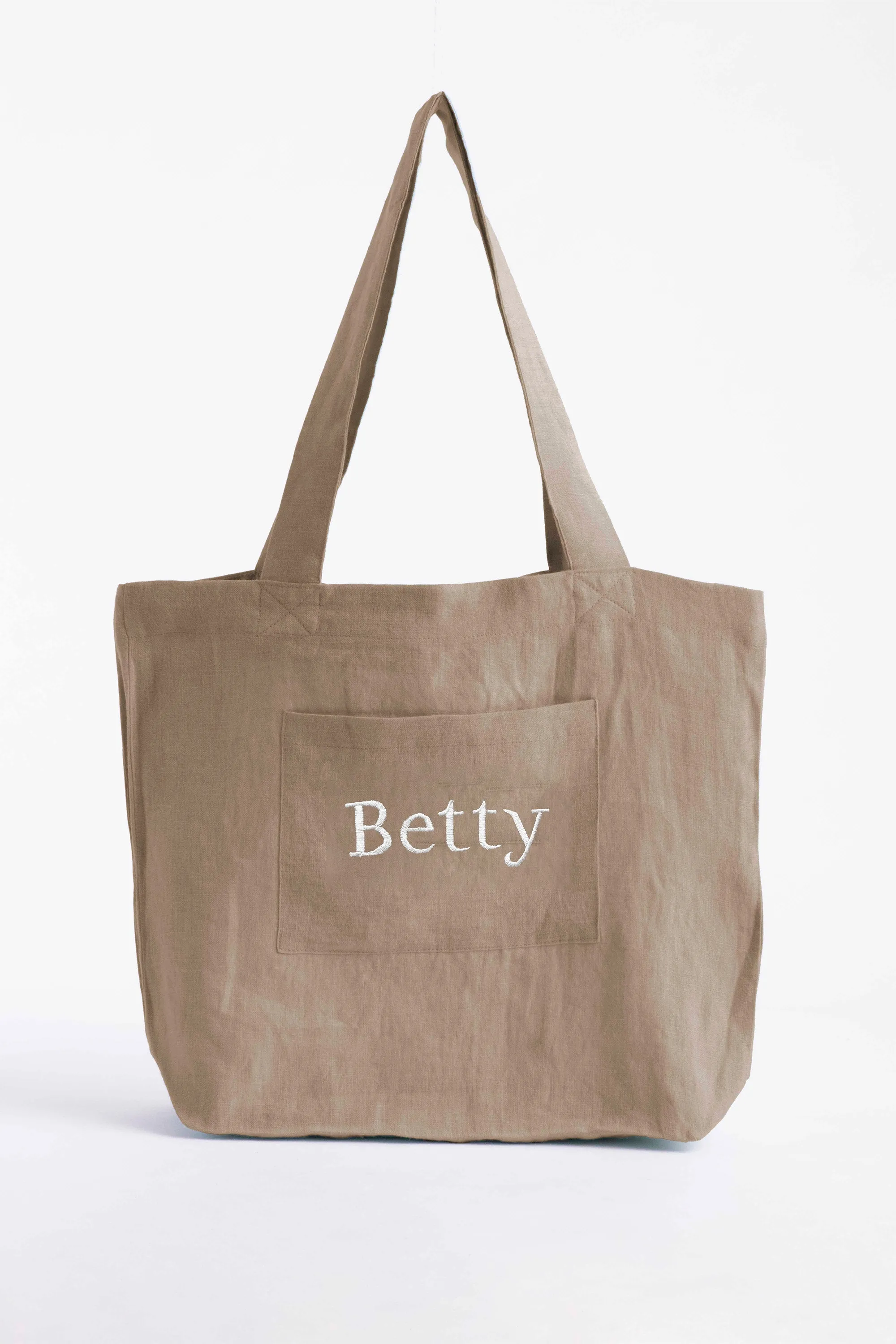 Personalized Tote Bag-Dusty Gold
