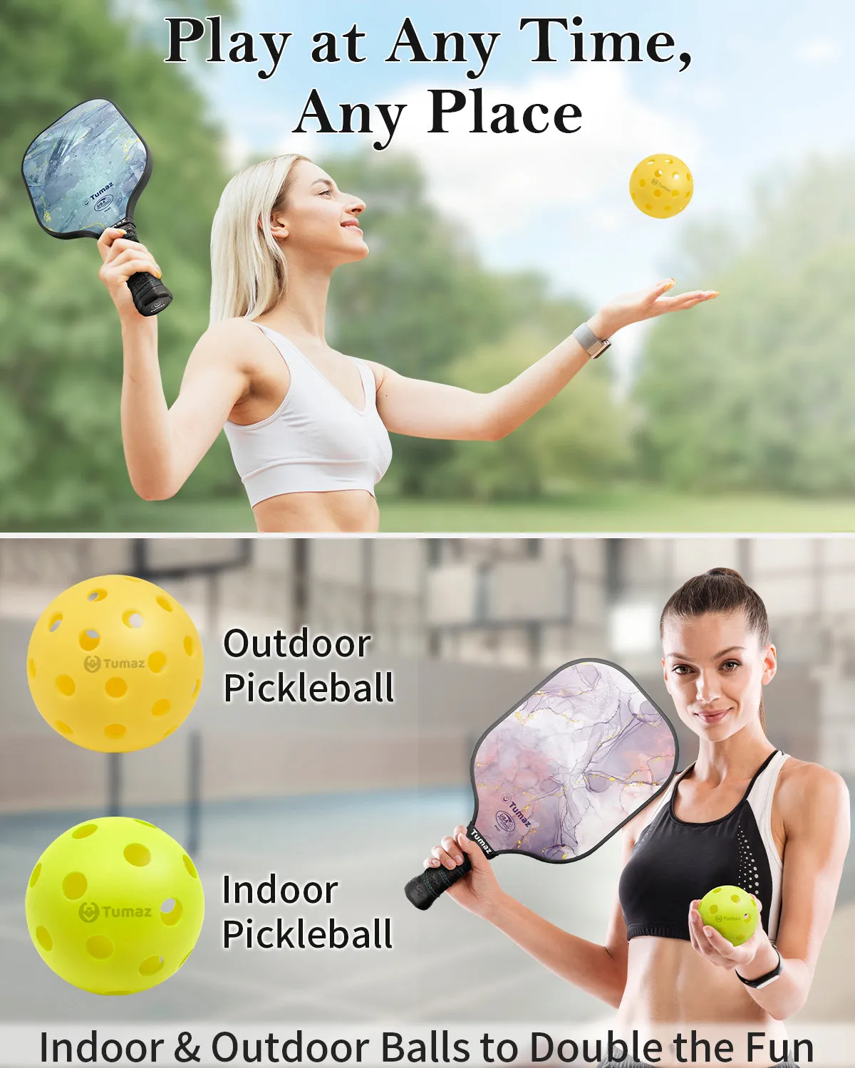 Pickleball Paddles Set
