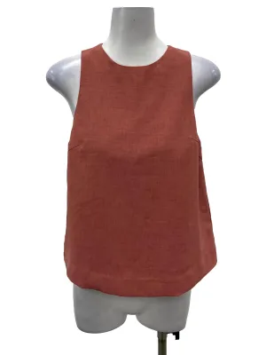 Pink Roundneck Sleeveless Tank