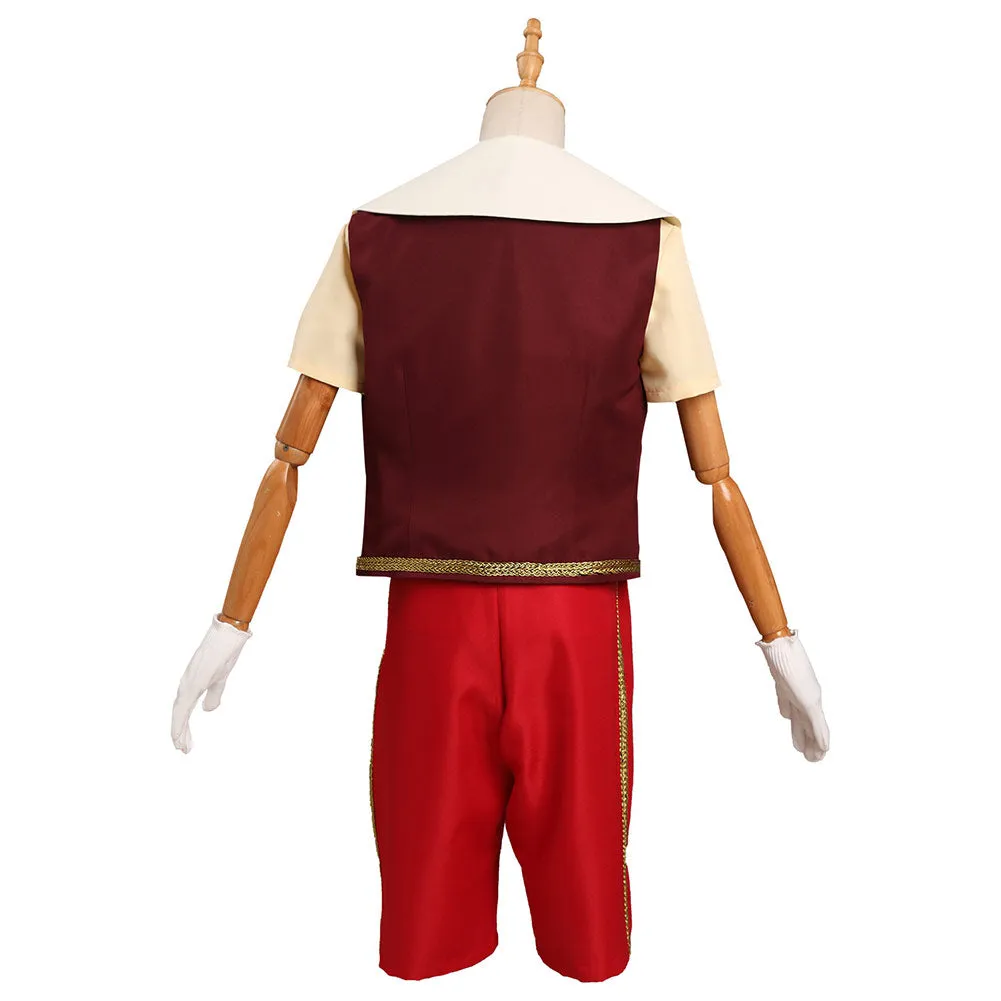 Pinocchio 2022 Pinocchio Cosplay Costume Outfits Halloween Carnival Suit