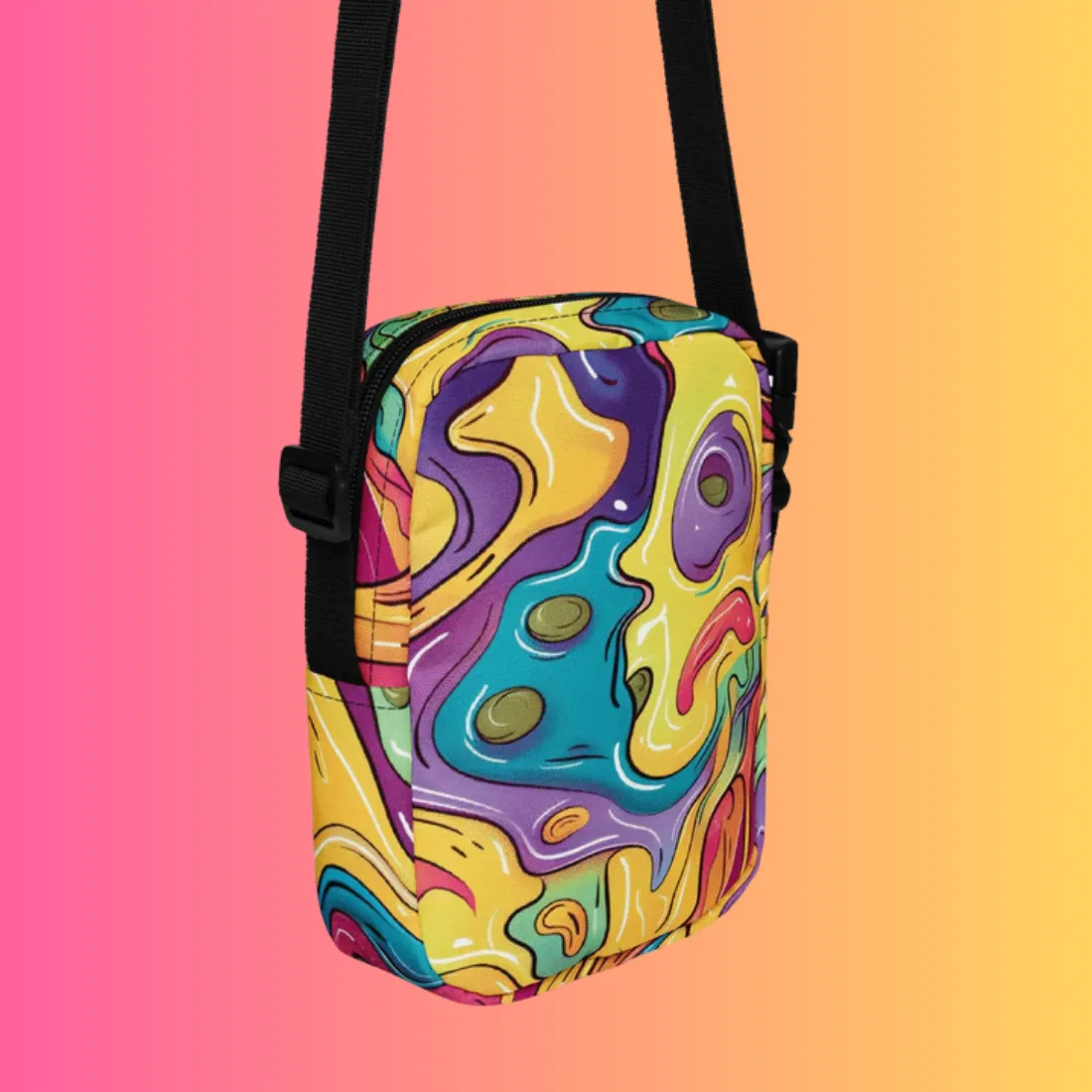 Playful Utility Crossbody Bag for Festivals