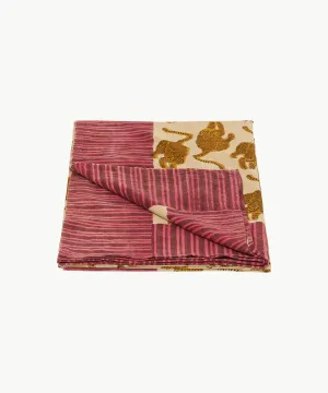 Powder Tiger Single Throw in Tote bag