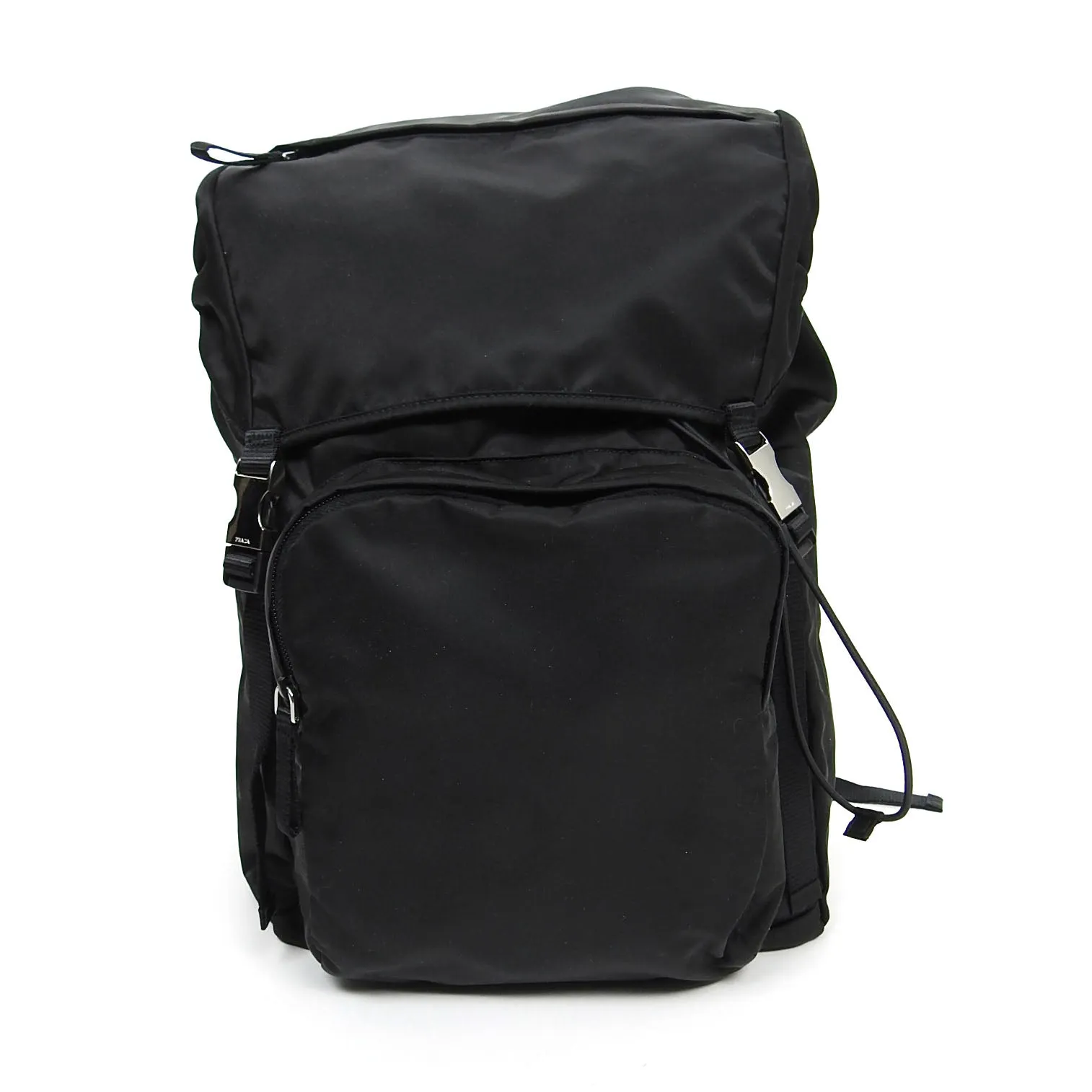 Prada 2015 Black Nylon Tessuto Backpack