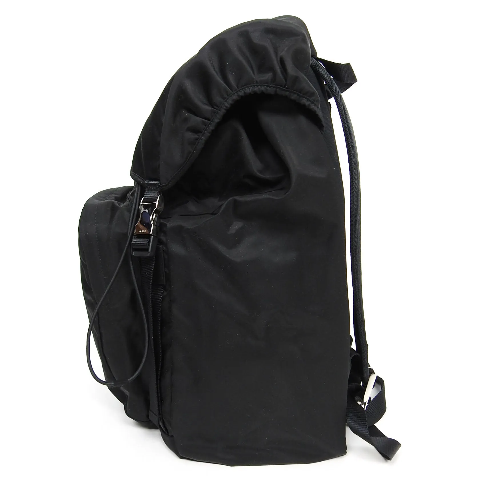 Prada 2015 Black Nylon Tessuto Backpack