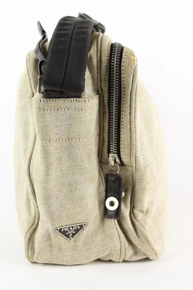 Prada Beige Messenger Crossbody Bag 9pr1229