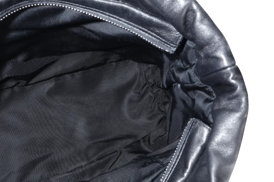 PRADA NYLON TESSUTO TRIANGLE LOGO TOTE BAG (1BG047) BLACK HARDWARE WITH CARD AND DUST COVER