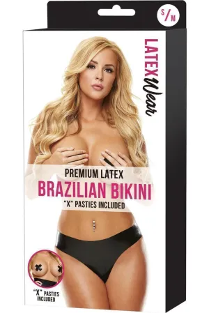 Premium Latex Brazilian Bikini