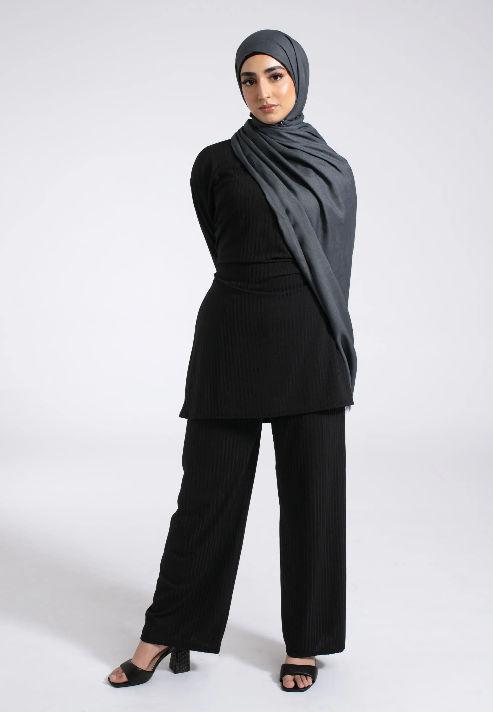 Premium Modal Hijab - Grey