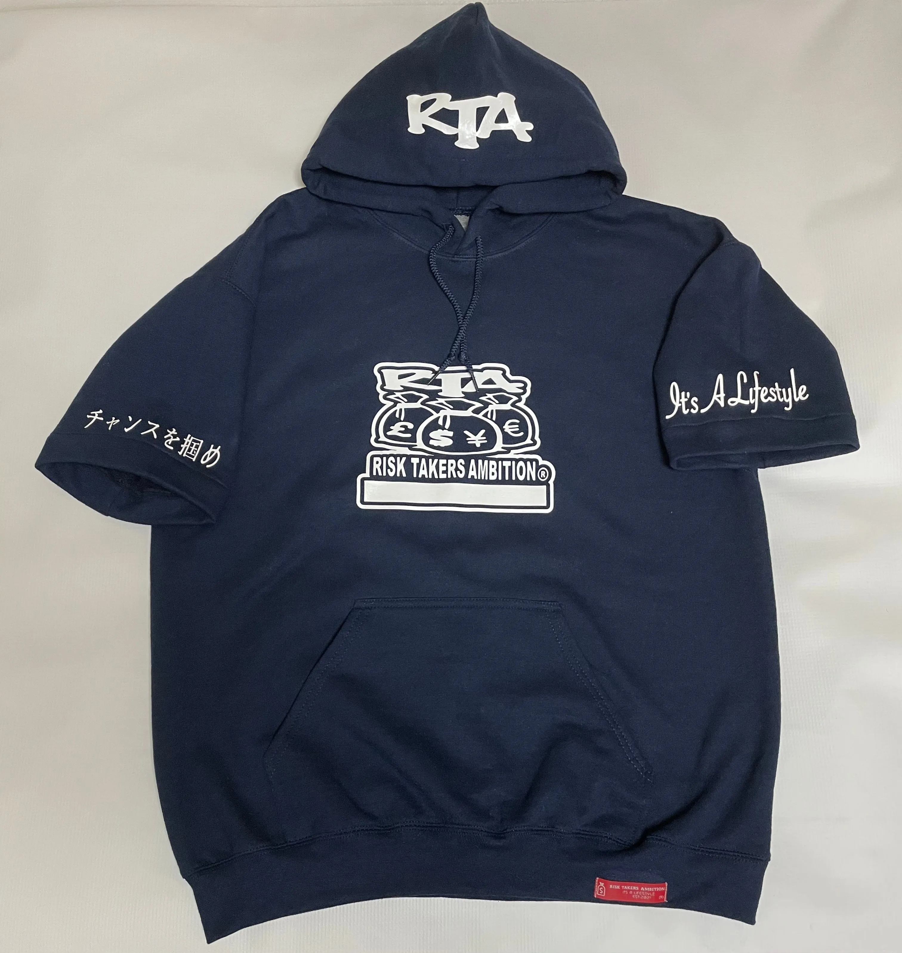 PREMIUM QUALITY EXCLUSIVE RTA SHORT SLEEVE HOODIE