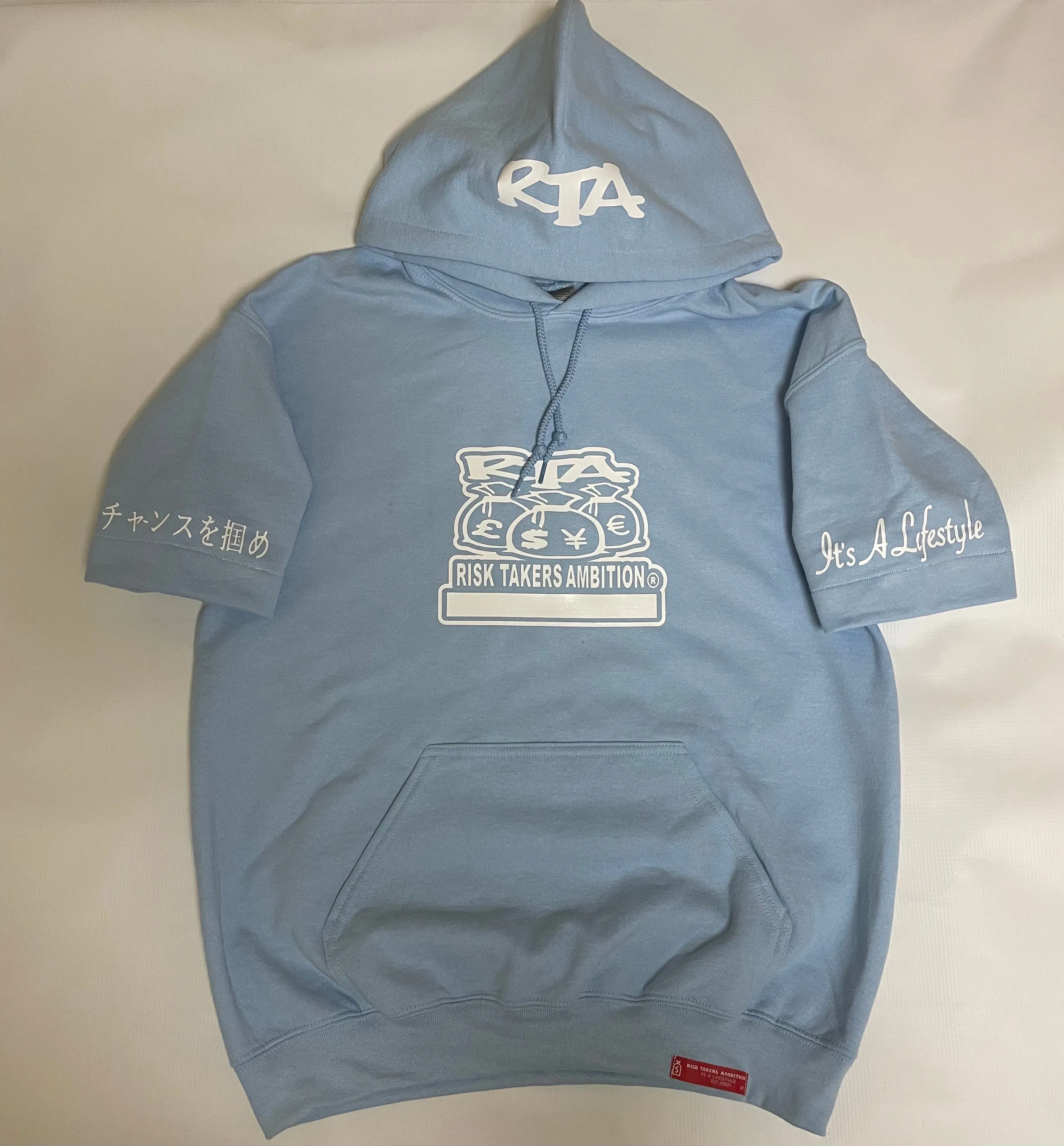 PREMIUM QUALITY EXCLUSIVE RTA SHORT SLEEVE HOODIE