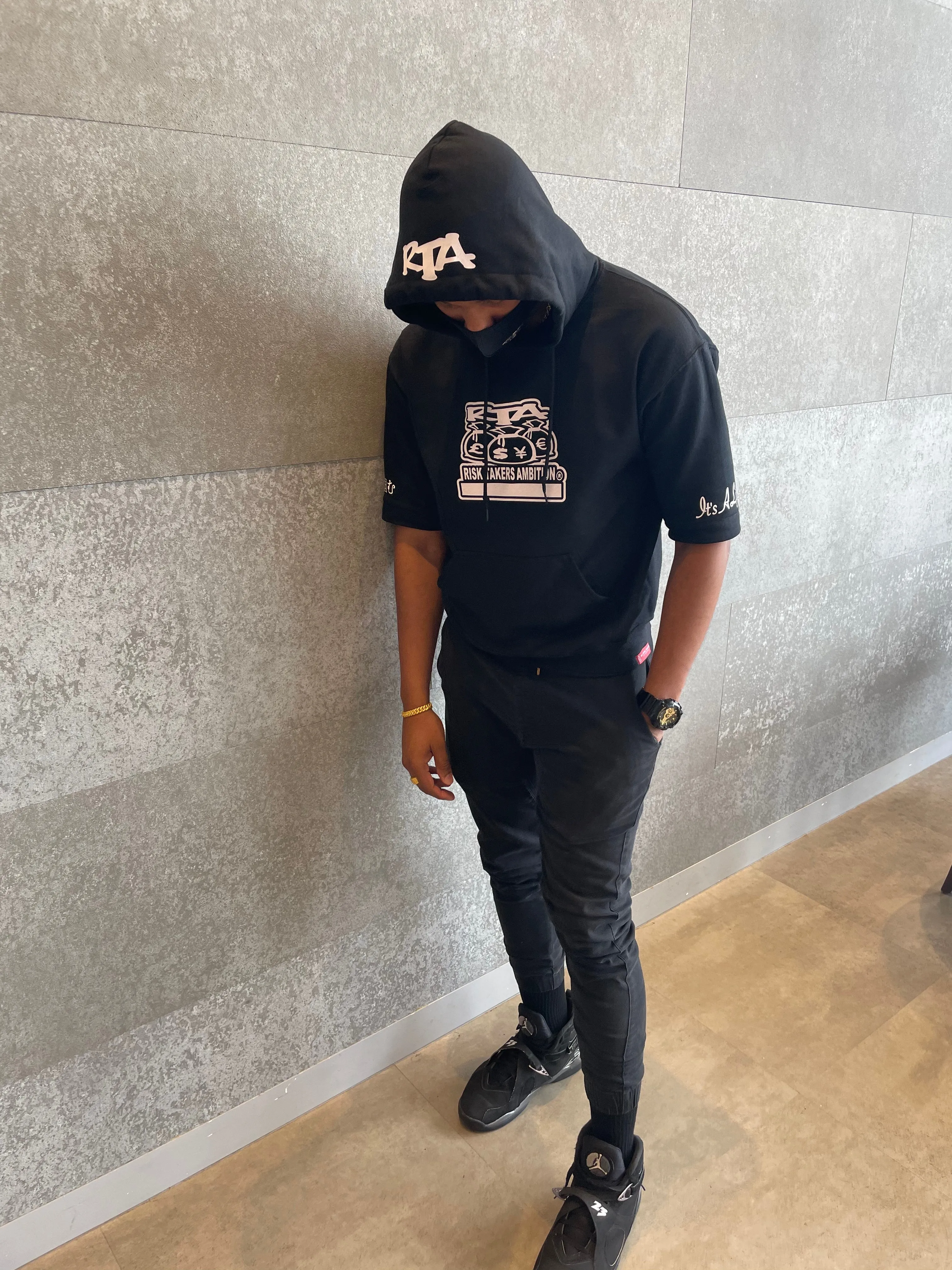 PREMIUM QUALITY EXCLUSIVE RTA SHORT SLEEVE HOODIE