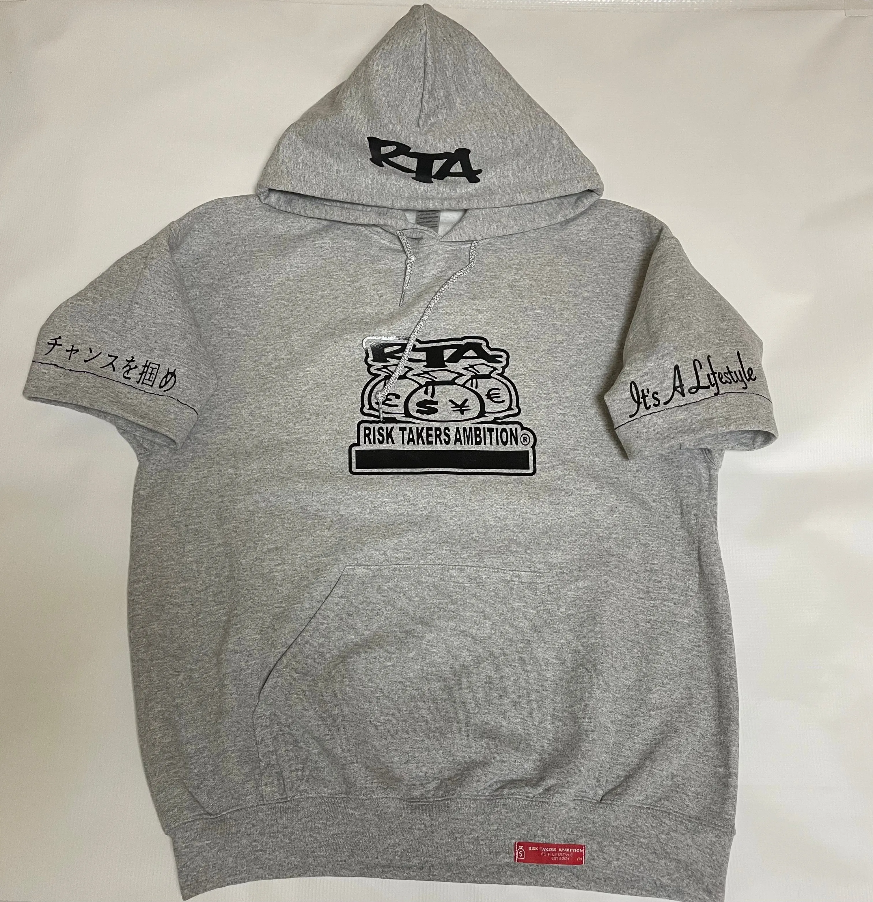 PREMIUM QUALITY EXCLUSIVE RTA SHORT SLEEVE HOODIE