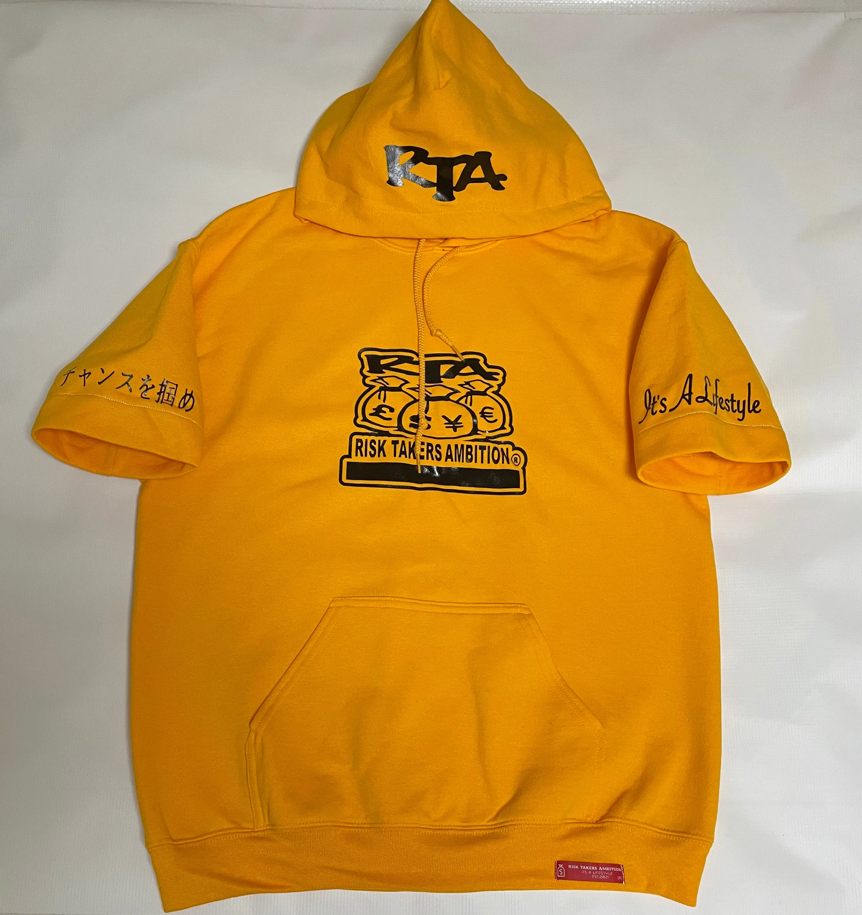PREMIUM QUALITY EXCLUSIVE RTA SHORT SLEEVE HOODIE
