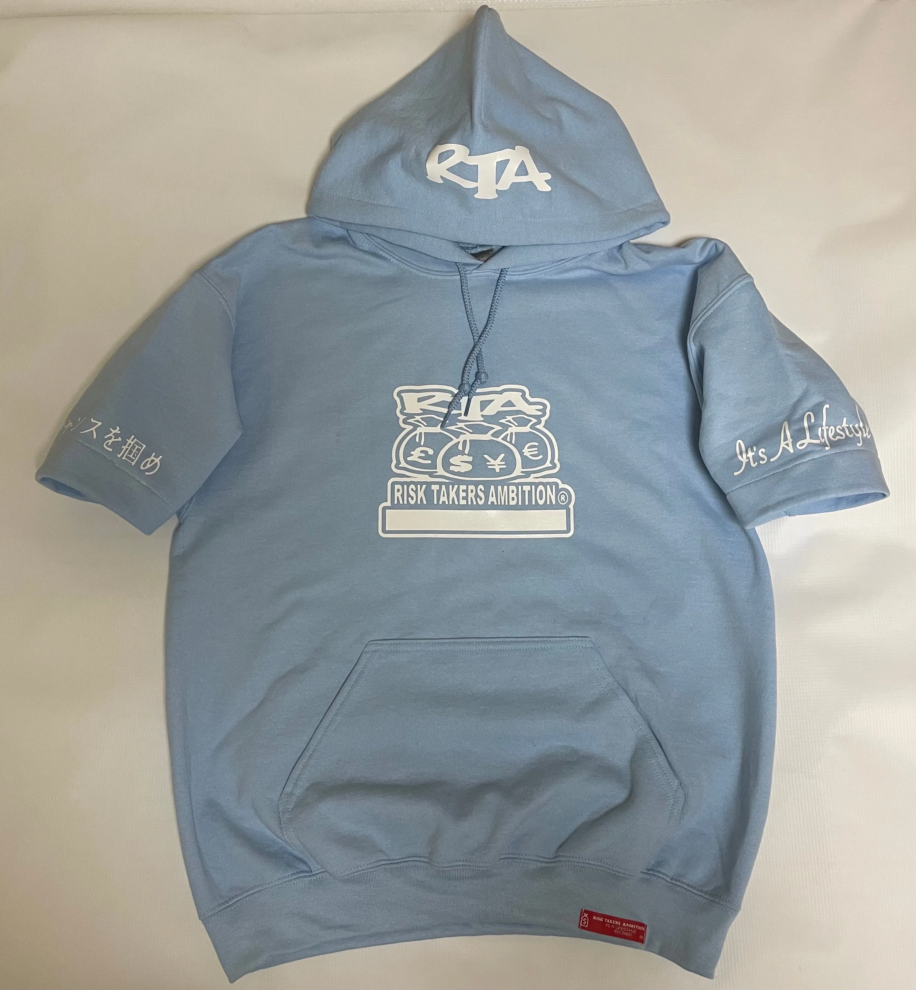 PREMIUM QUALITY EXCLUSIVE RTA SHORT SLEEVE HOODIE