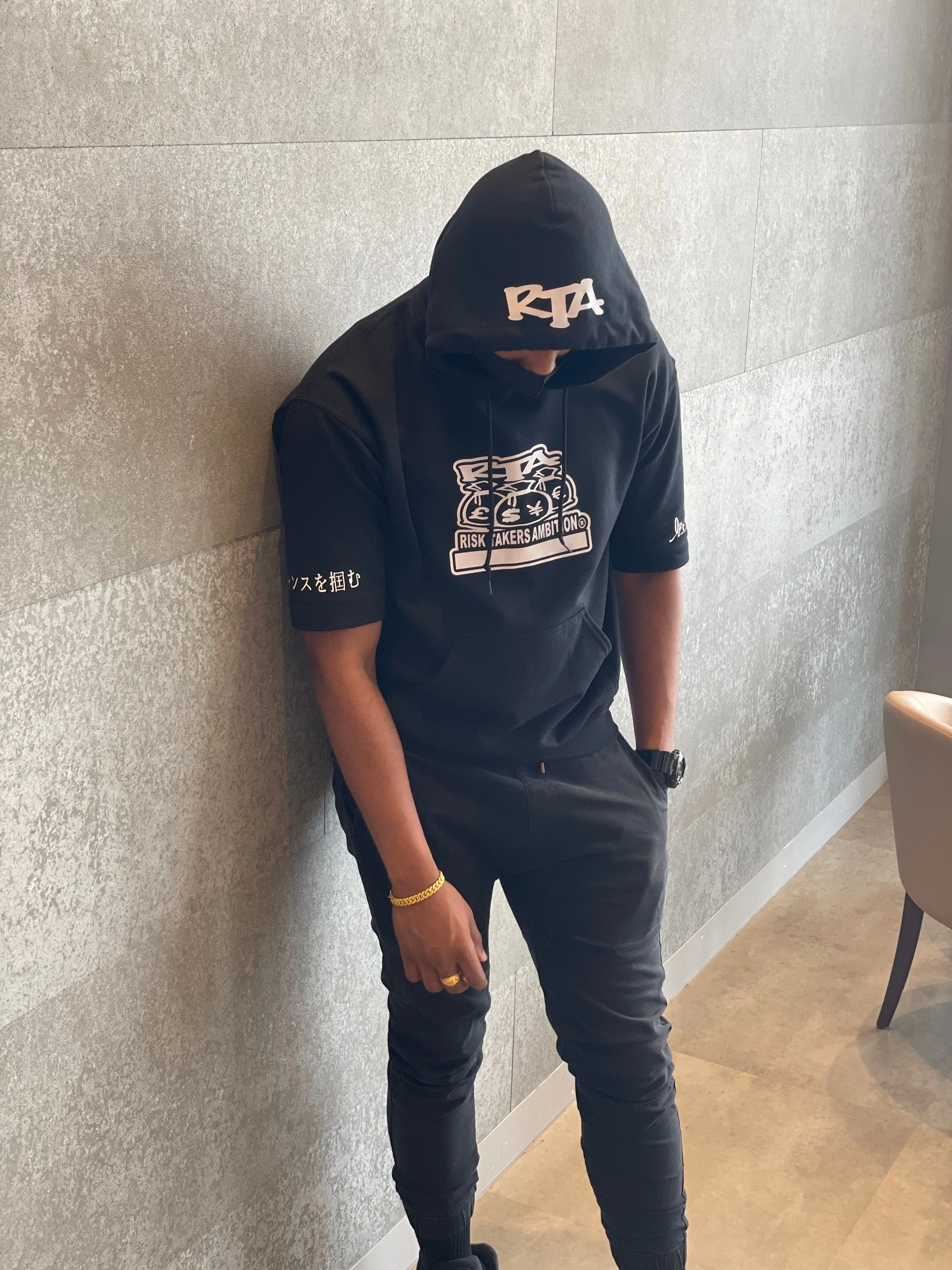 PREMIUM QUALITY EXCLUSIVE RTA SHORT SLEEVE HOODIE