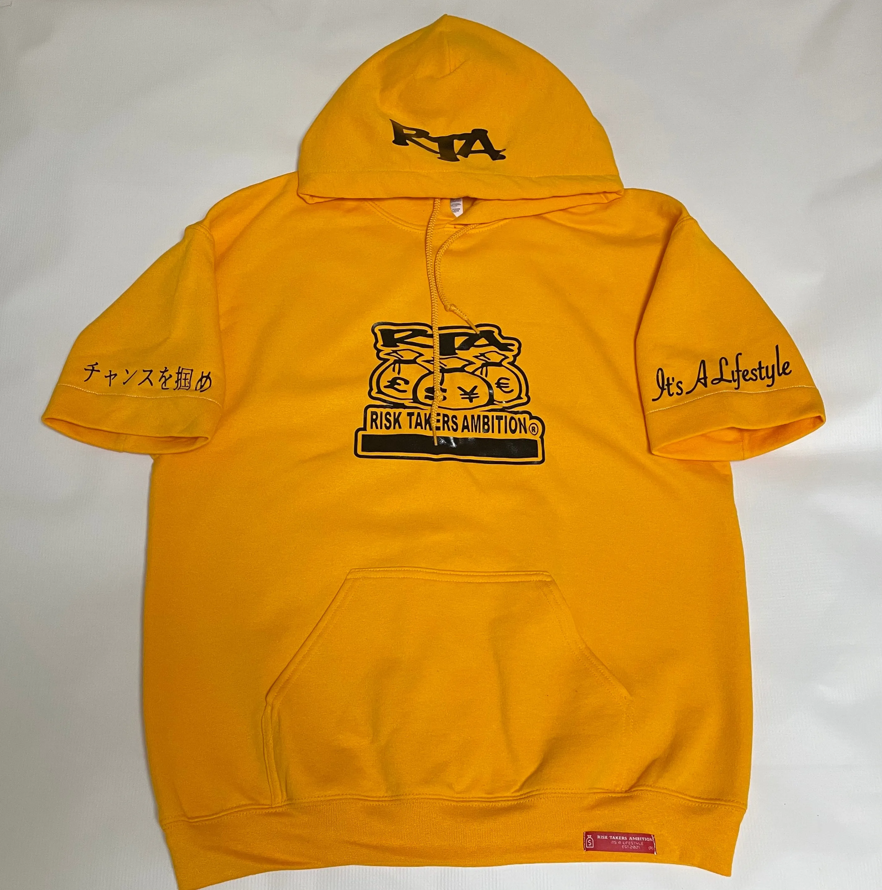 PREMIUM QUALITY EXCLUSIVE RTA SHORT SLEEVE HOODIE