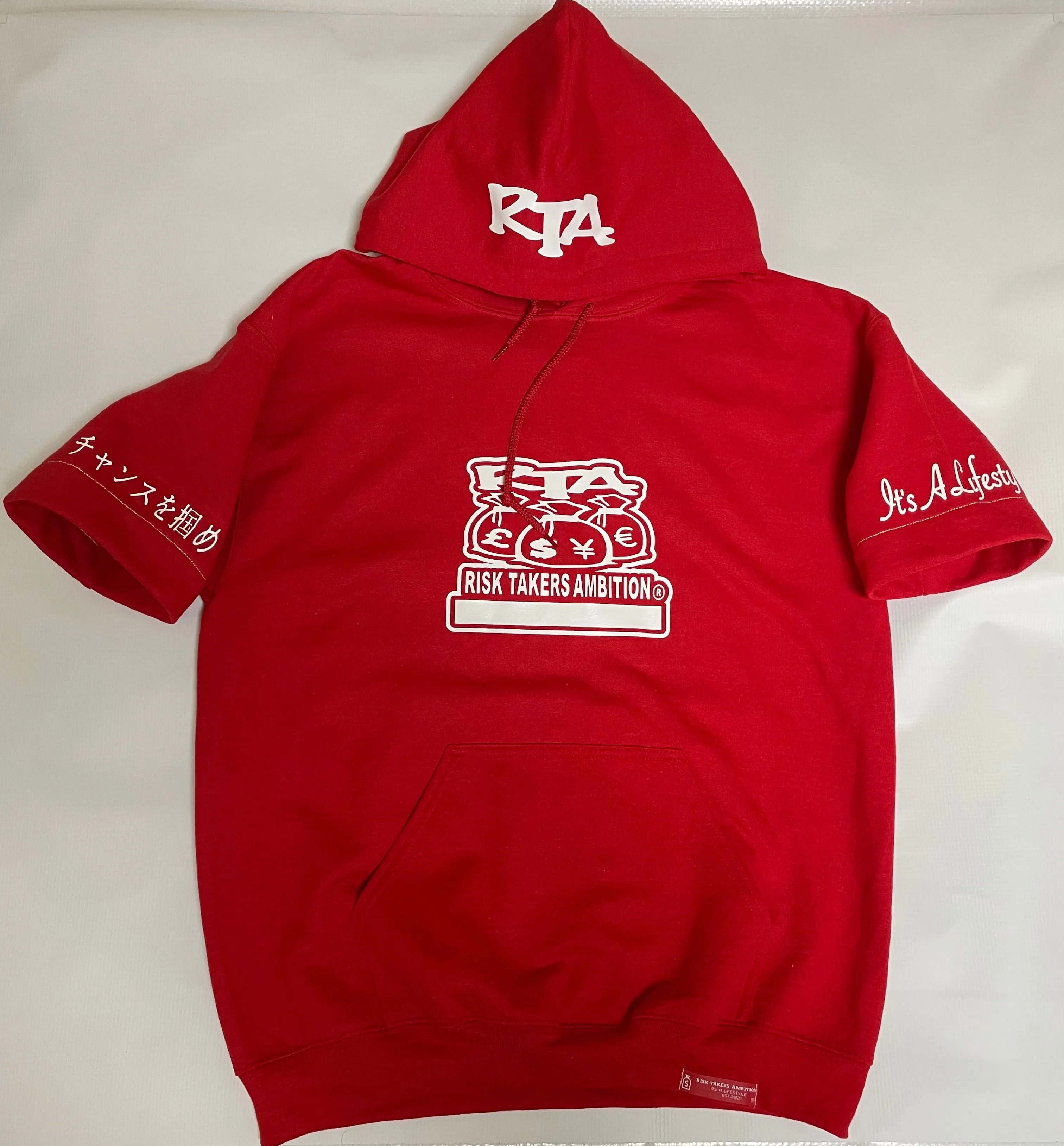 PREMIUM QUALITY EXCLUSIVE RTA SHORT SLEEVE HOODIE