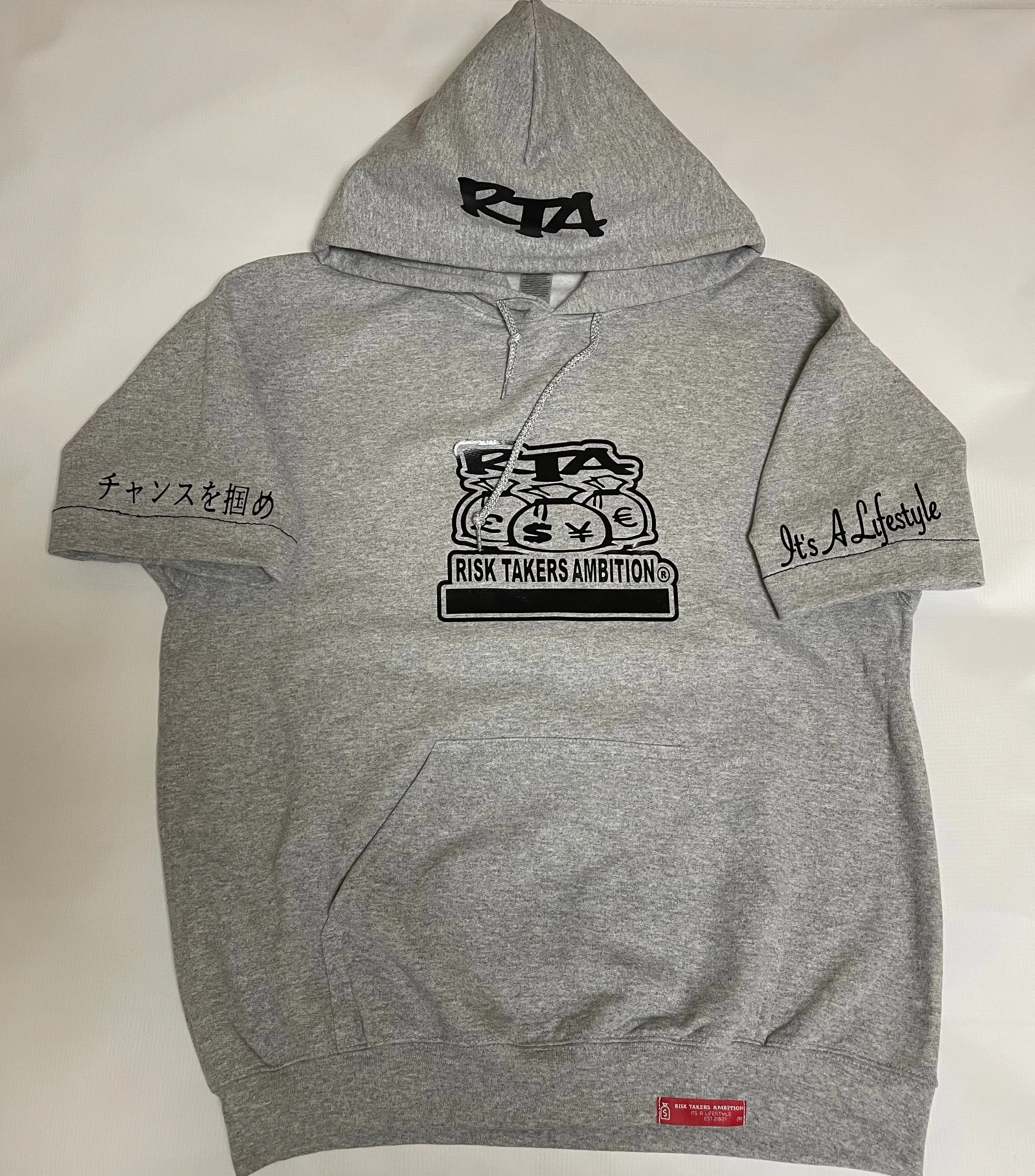 PREMIUM QUALITY EXCLUSIVE RTA SHORT SLEEVE HOODIE