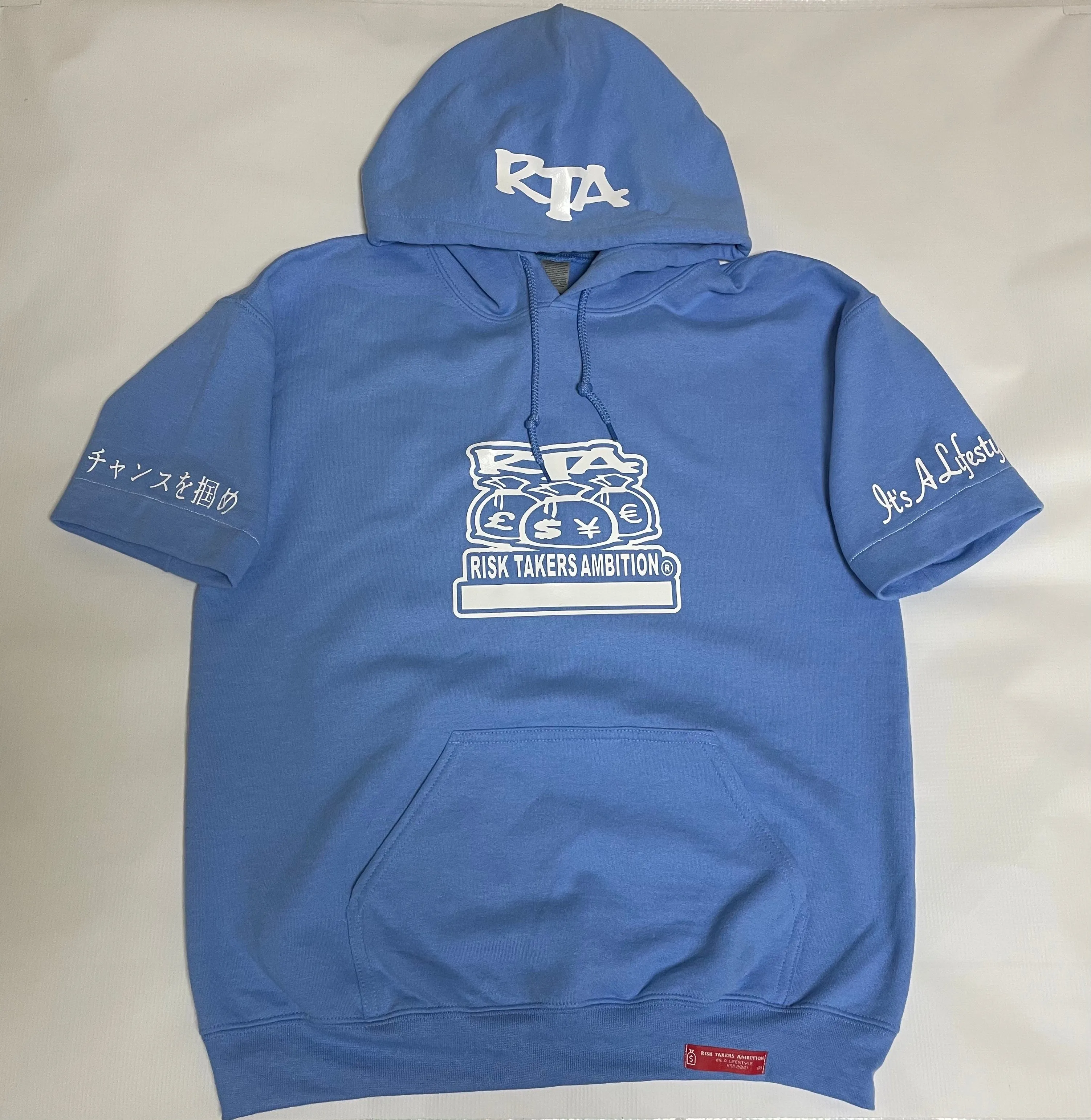 PREMIUM QUALITY EXCLUSIVE RTA SHORT SLEEVE HOODIE