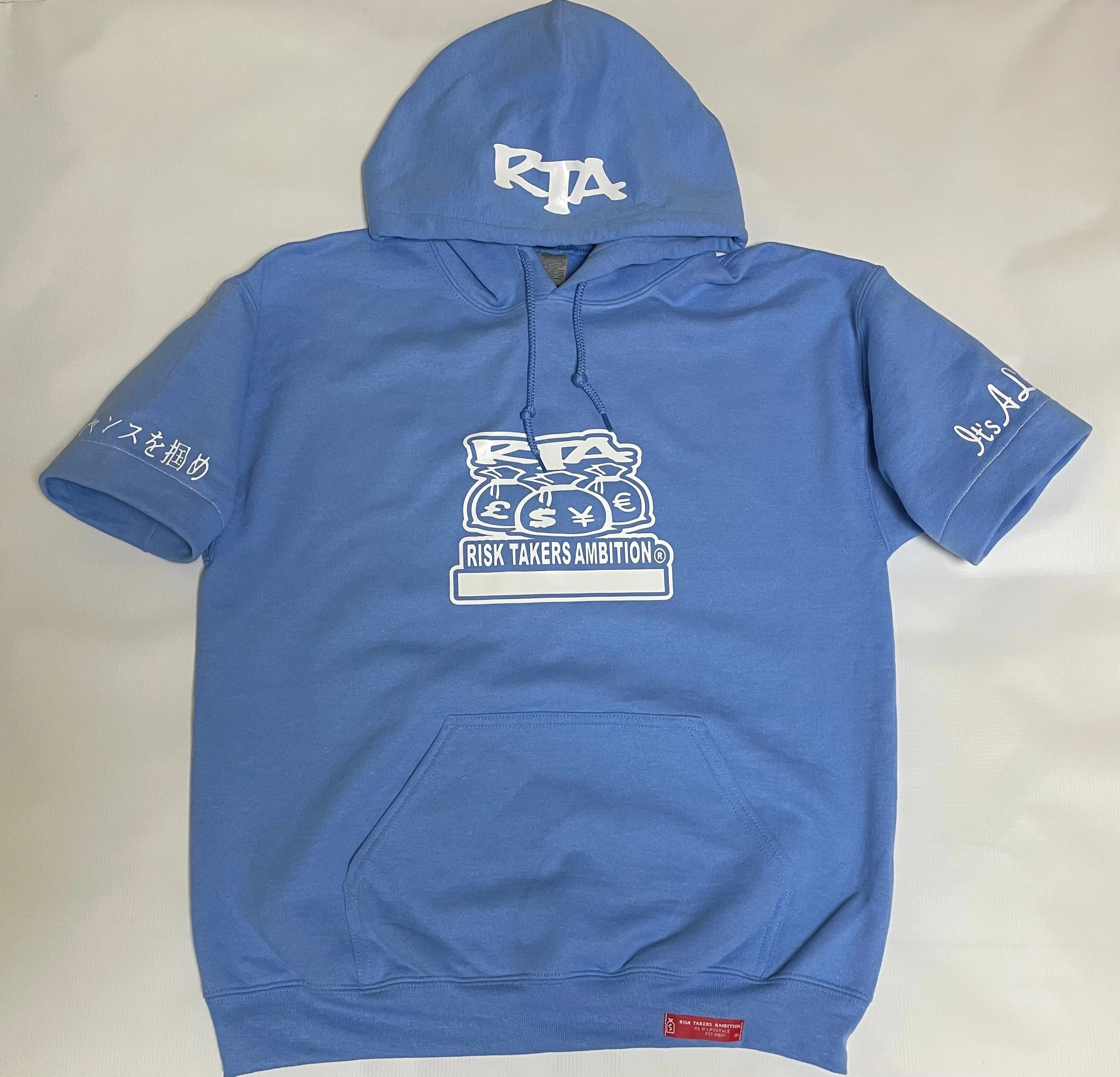 PREMIUM QUALITY EXCLUSIVE RTA SHORT SLEEVE HOODIE