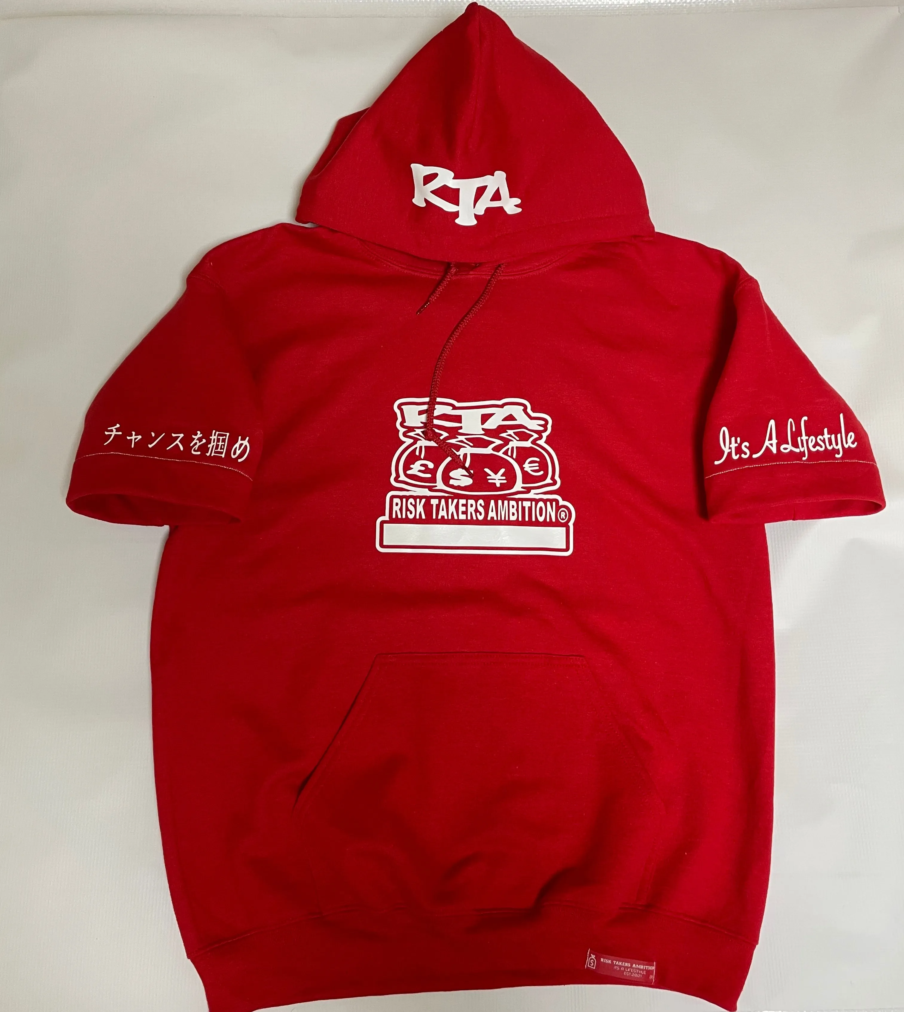 PREMIUM QUALITY EXCLUSIVE RTA SHORT SLEEVE HOODIE
