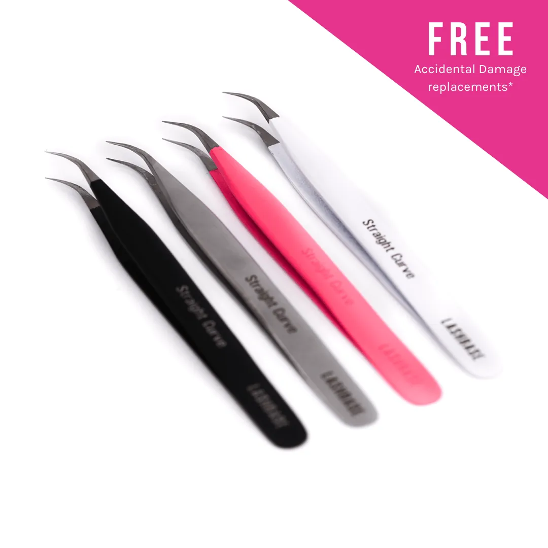 Premium Straight Curve Tweezers