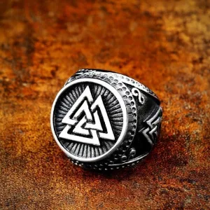 Premium Valknut Ring