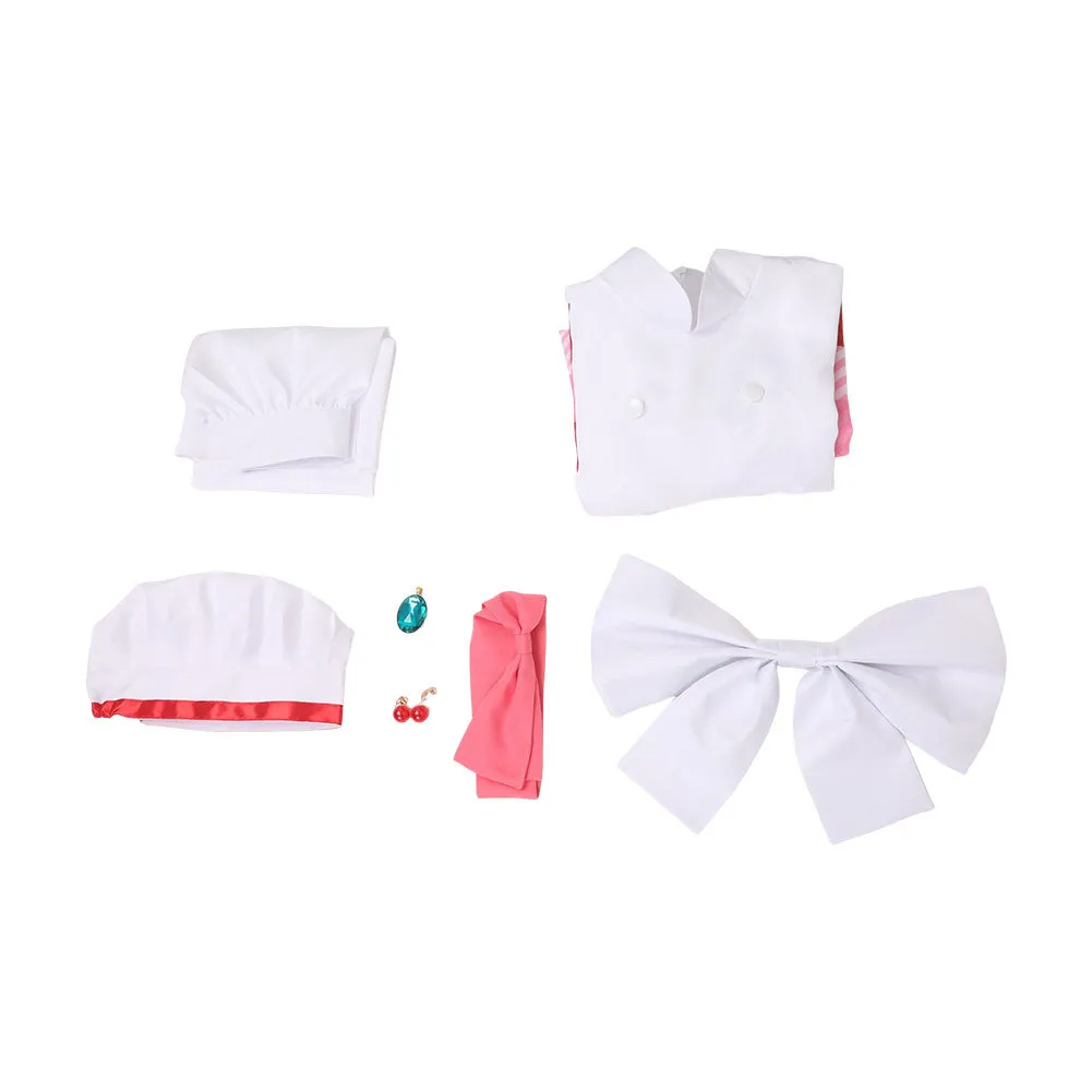 Princess Peach: Showtime! Patissiere Peach Game Character Cosplay Costume Outfits