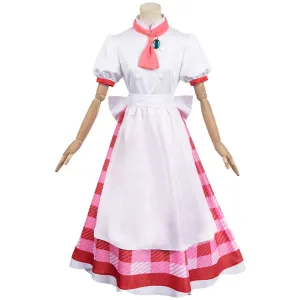 Princess Peach: Showtime! Patissiere Peach Game Character Cosplay Costume Outfits
