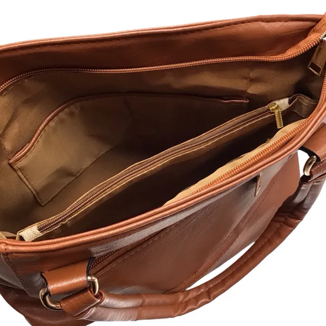 Private Label Brown Crossbody Bag