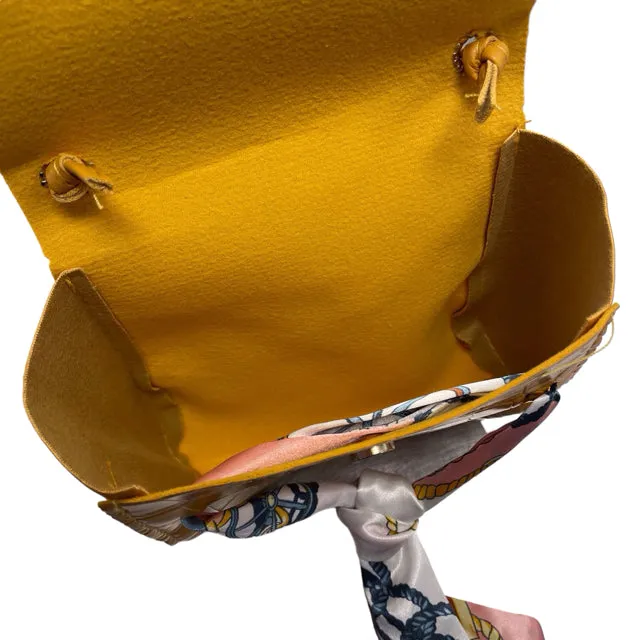 Private Label Yellow Crossbody Bag with Sash
