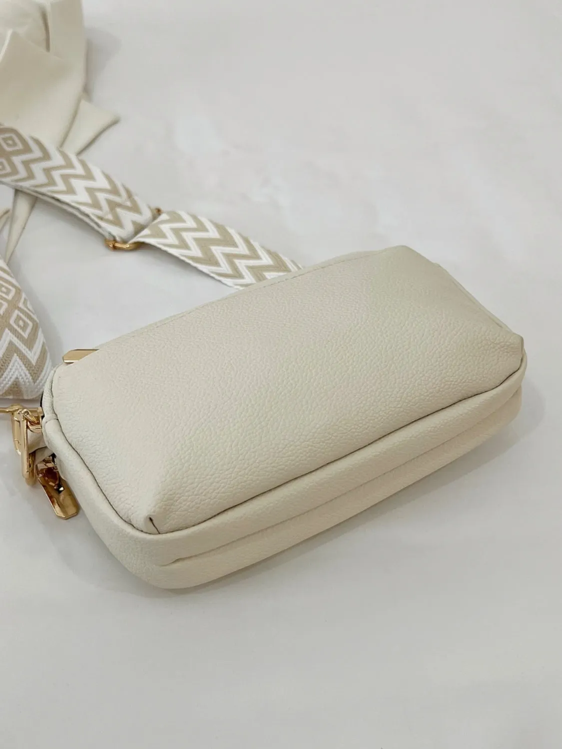 PU leren schoudertas met enkele riem
