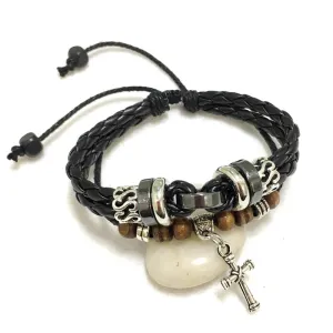 Pulseira Retro de Couro