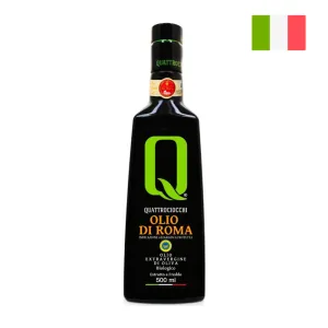 Quattrociocchi Olio di Roma PGI Extra Virgin Olive Oil (500ml) - 100% Itrana