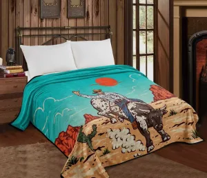 Queen Southwest LUXURY flannel BLANKET