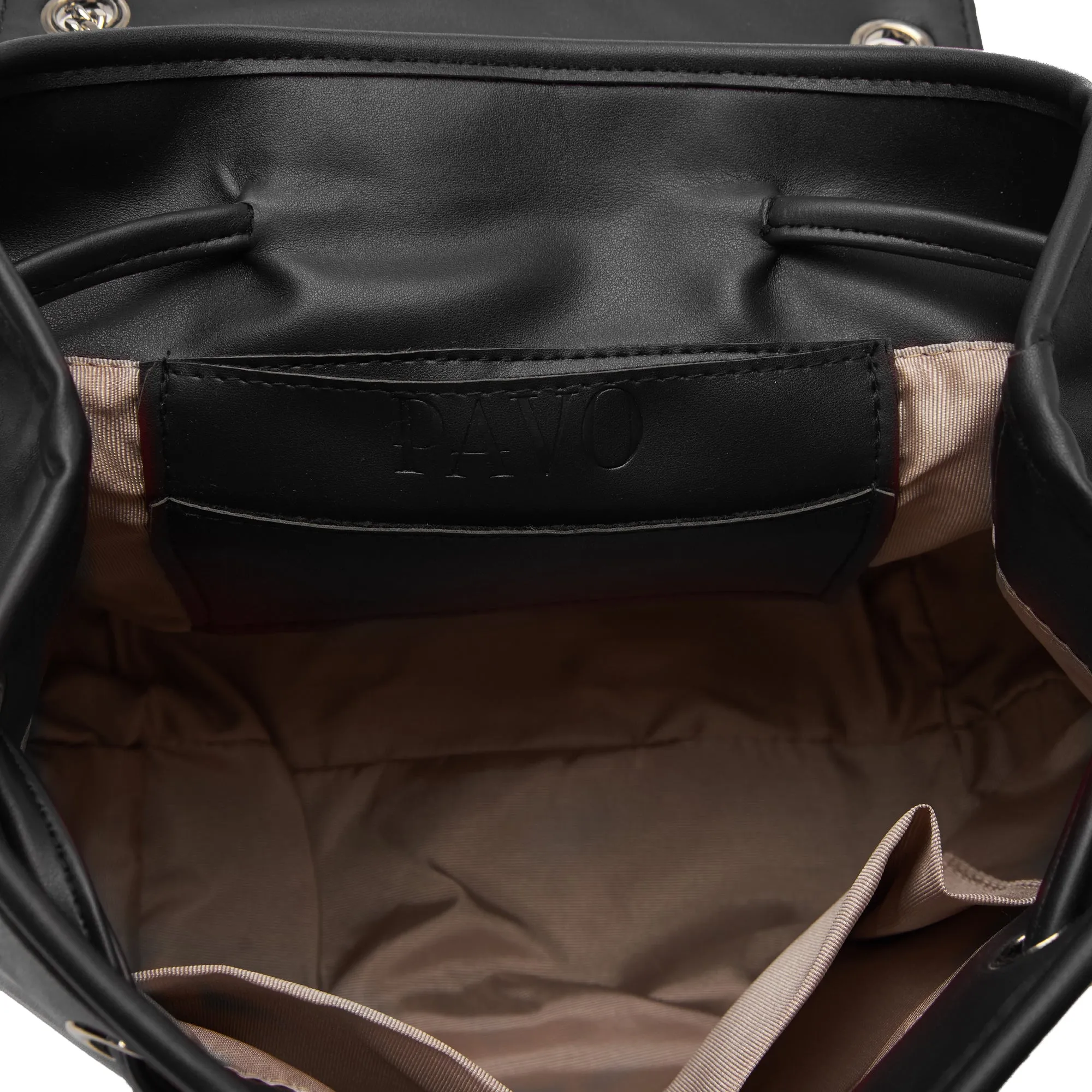 Quilted Black Backpack - Code 800