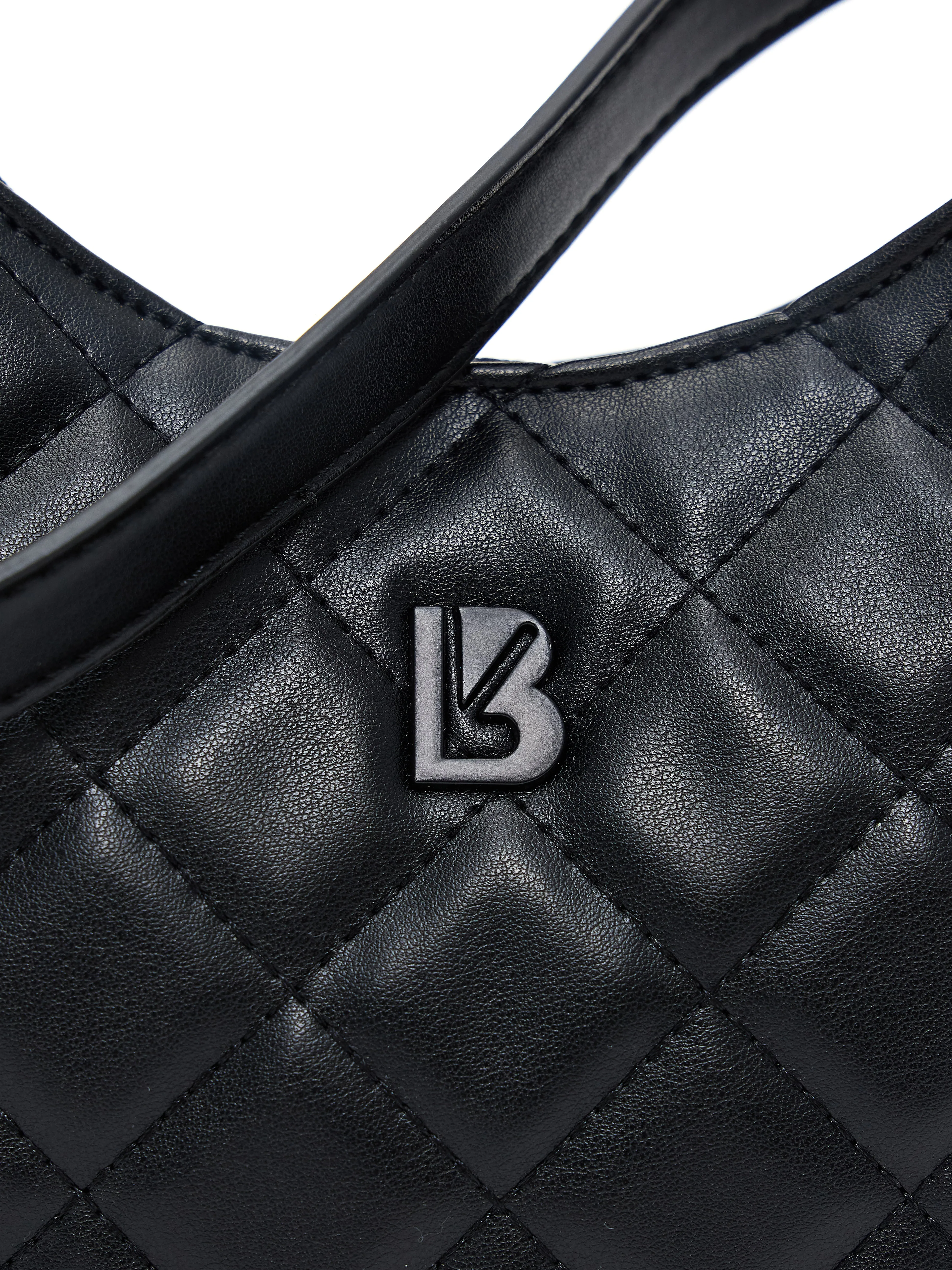 Quilted Crossbody Bag - Onyx Black