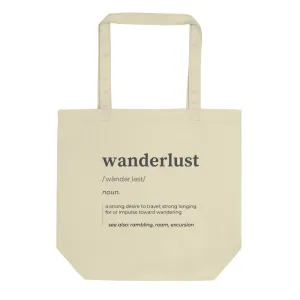 "Wanderlust Definition" Eco Tote Bag