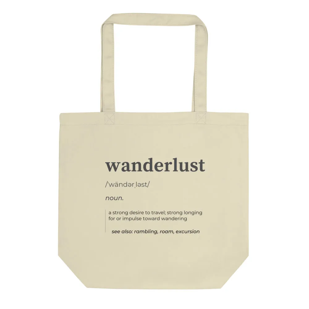 "Wanderlust Definition" Eco Tote Bag
