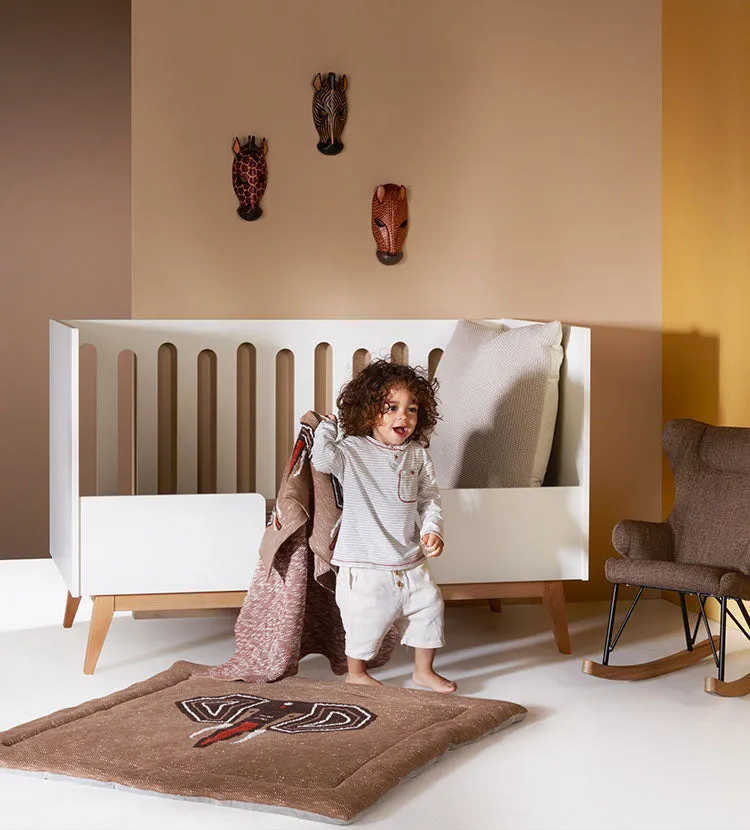 Rausfallschutz für Babybett 'Trendy' Weiß