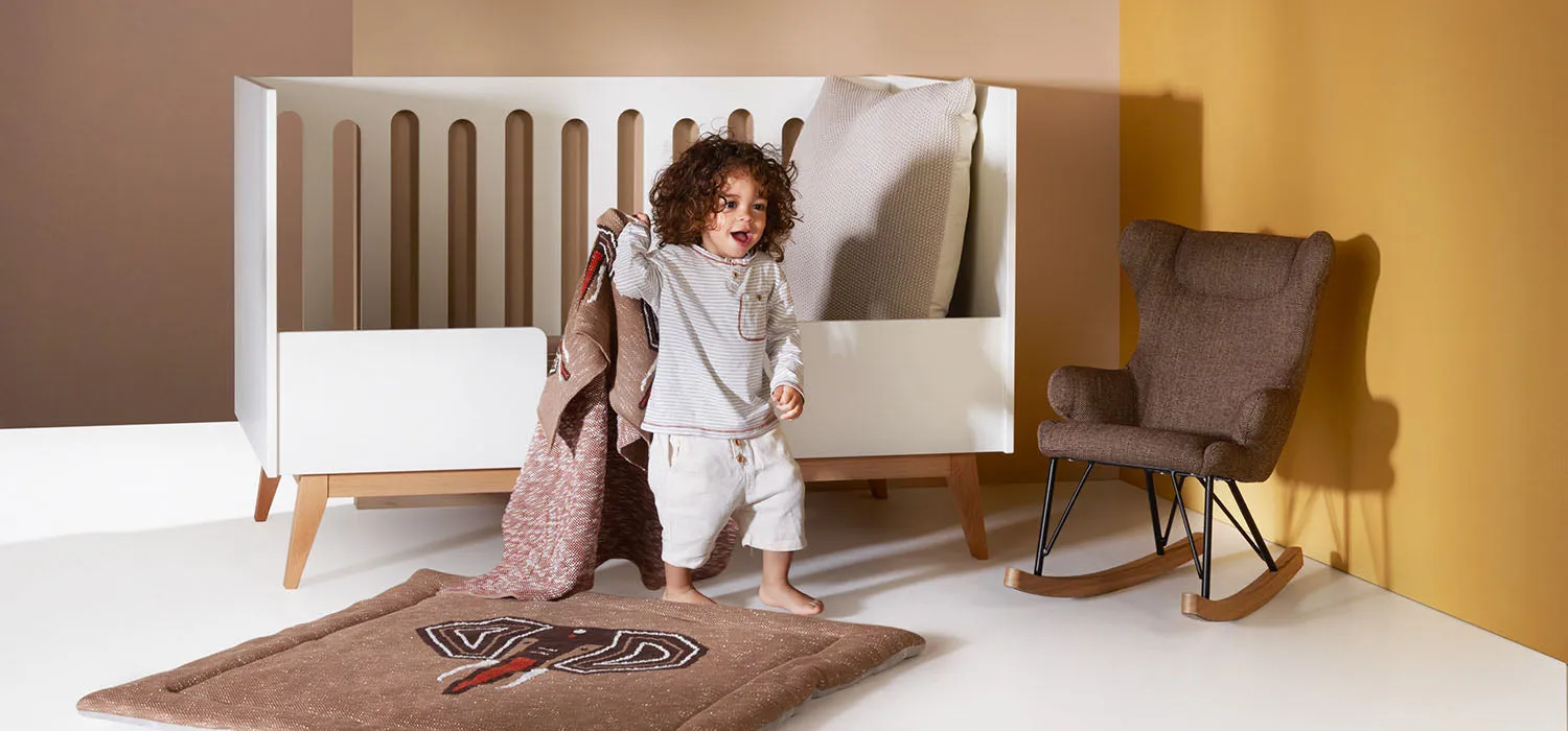 Rausfallschutz für Babybett 'Trendy' Weiß