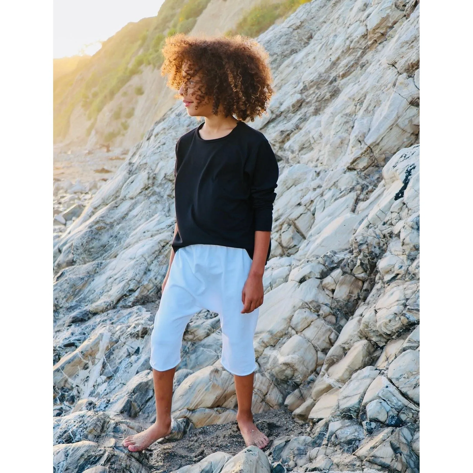 Raw Edge Tee Long Sleeve