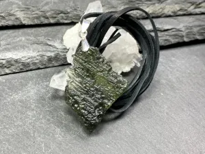 Raw Moldavite pendant 4.2g