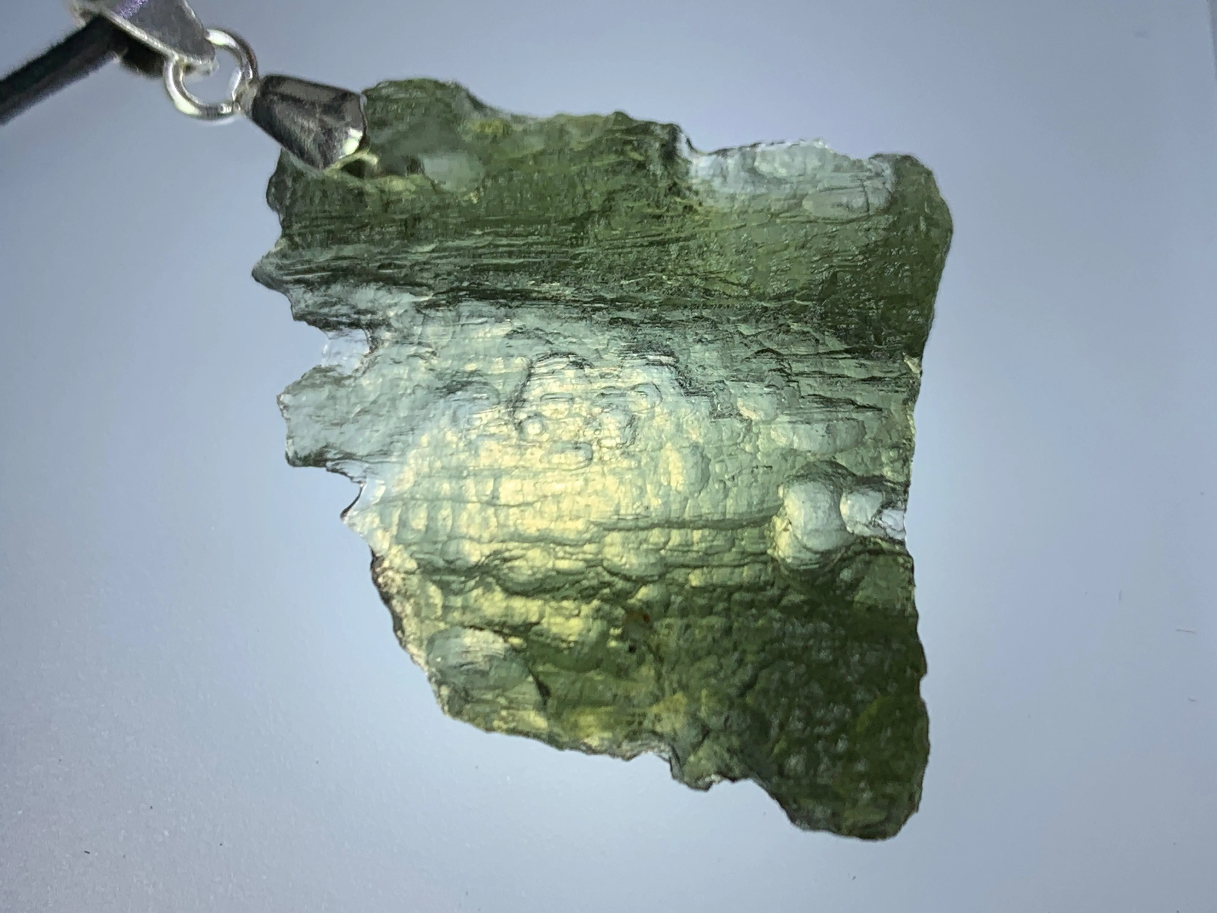 Raw Moldavite pendant 4.2g