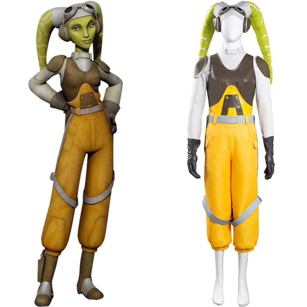 Rebels Halloween Carnival Suit Hera Syndulla Cosplay Costume Women Vest Pants Outfit