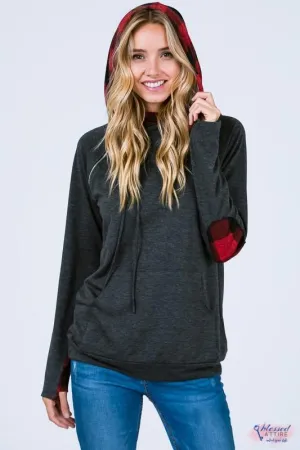 Red Buffalo Plaid Hoodie