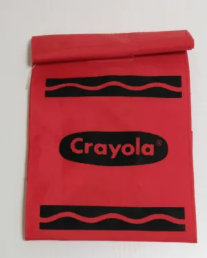 Red Crayola Crayon Lunch Bag Fun Tote